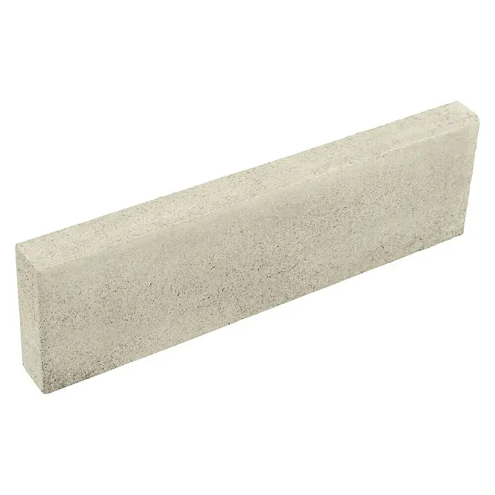 Randstein - Weiß, L x B x H: 50 x 4,5 x 15 cm