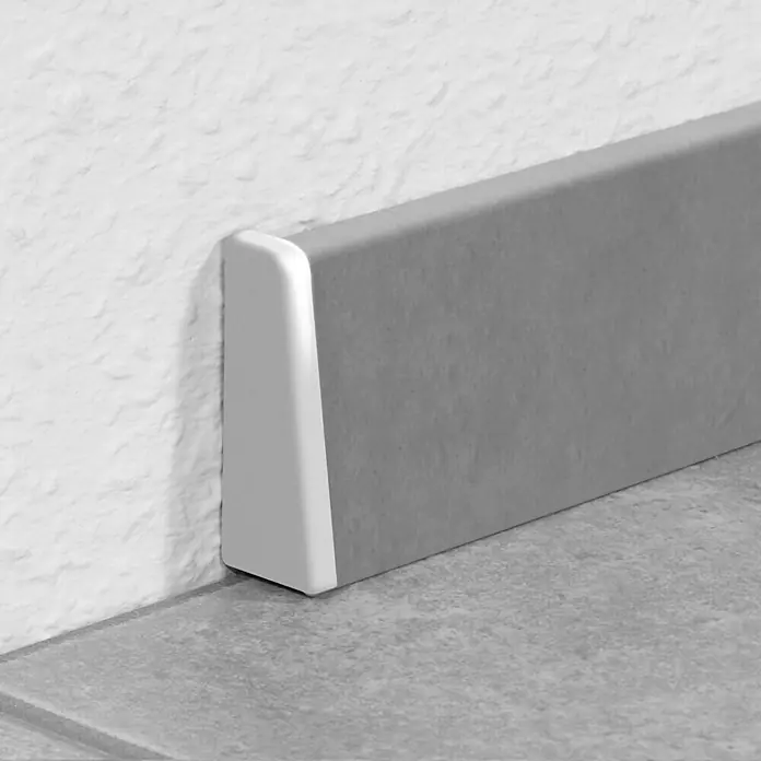 LOGOCLIC Unutarnji kut za lajsne K40 C - Srebrne boje, 6-dij., Namijenjeno za: LOGOCLIC letvicu K40 C - Detaljan prikaz