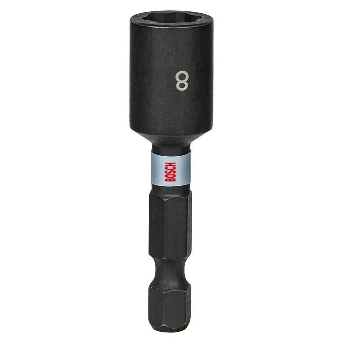 Bosch Umetak za nasadni ključ - Širina ključa: 8 mm, Veličina prihvata: ¼″ vanjski šesterokutni - Pogled sprijeda