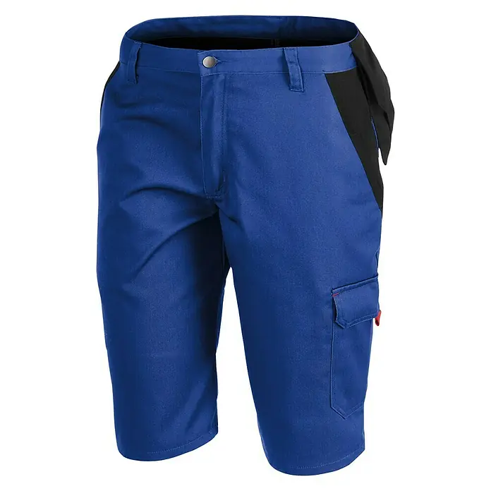 Kübler Inno Plus Herren-Arbeitsshorts - 54, Blau/Schwarz - Vorderansicht