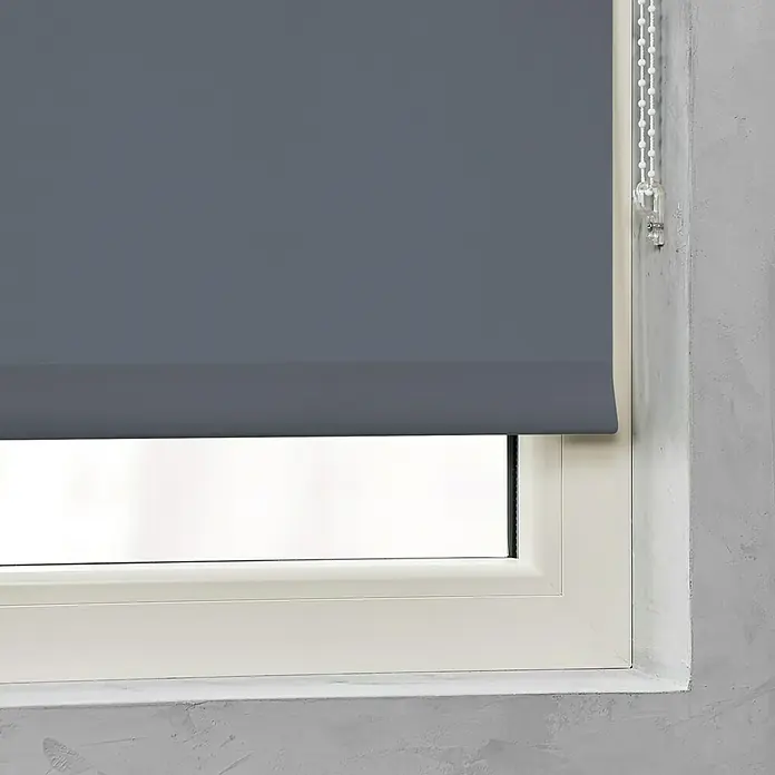 Expo Ambiente Rollo Mini - B x H: 90 x 210 cm, Grau, Tageslichtdurchlässig - Detailaufnahme