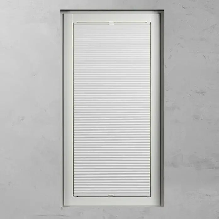 Expo Ambiente Wabenplissee - B x H: 70 x 130 cm, Weiß, Verdunkelnd - Vorderansicht