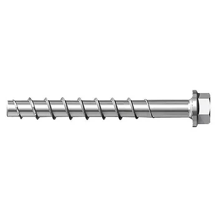 Fischer Betonschrauben Ultracut FBS II - Ø x L: 8 x 70 mm, Sechskant-Kopf mit Innensechsrund - Vorderansicht