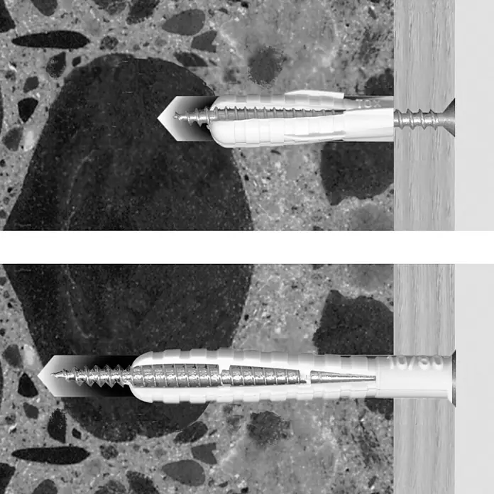 Stabilit Gasbetondübel - Durchmesser Dübel: 10 mm, Länge Dübel: 50 mm, 10 Stk.