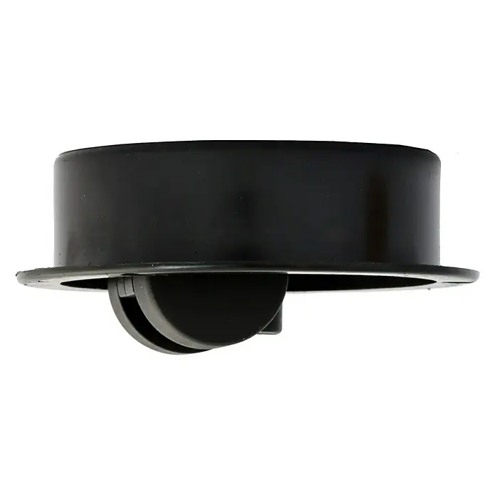 Dörner & Helmer Bohrsenkrolle - Ø x H: 95 x 39 mm, Traglast: 50 kg, Gleitlager, Material Gehäuse: Kunststoff - Vorderansicht