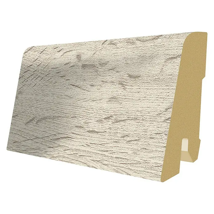 Egger Sockelleiste Eiche Sedan - 2,4 m x 17 mm x 60 mm, Gerade - Rechte Seitenansicht