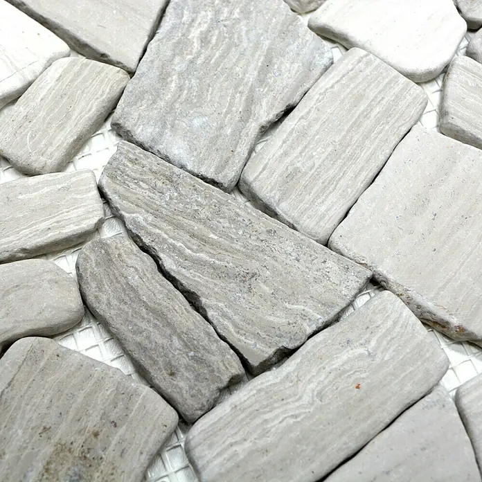 Mosaikfliese Uni CIOT 30/2012 - 30,5 x 32,2 cm, Grau, Matt
