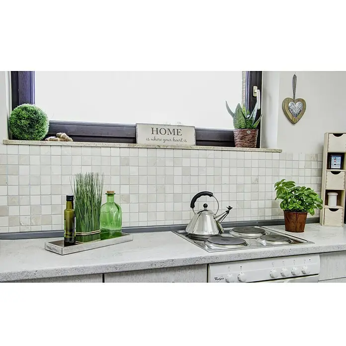 Mosaikfliese Quadrat XNT 46604 - 30,5 x 30,5 cm, Beige, Matt - Stimmungsaufnahme