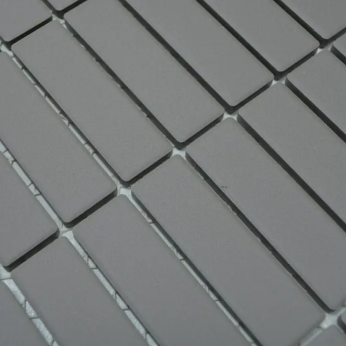 Mosaikfliese Uni CU ST 031 - 29,7 x 29 cm, Grau, Matt