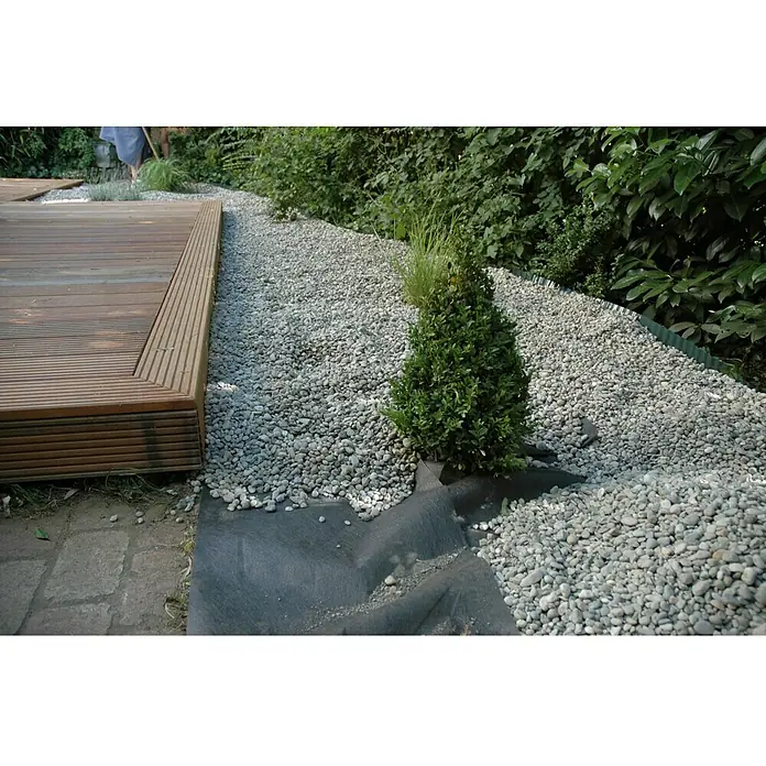 Terrassenvlies Meterware - 100 cm, Grau, 80 g/m² - Anwendungsbeispiel