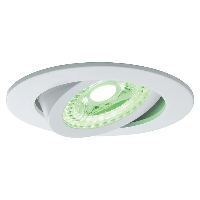Paulmann Smart Home ZigBee LED-Einbauleuchten-Set - 10,5 W, Weiß, 3 Stk., RGB - Rechte Seitenansicht