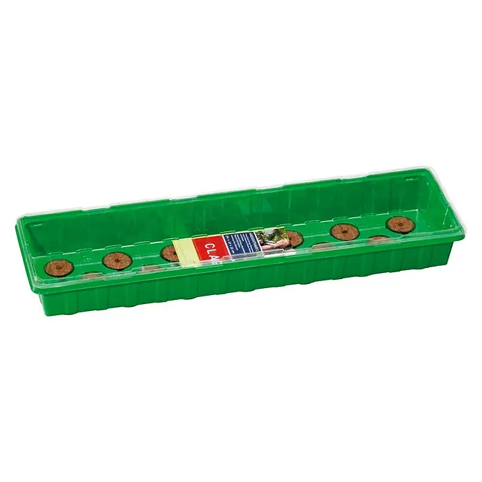 Romberg Classic Zimmergewächshaus L Plus - 54 x 15 x 12 cm, Mit Quelltabletten - Linke Seitenansicht