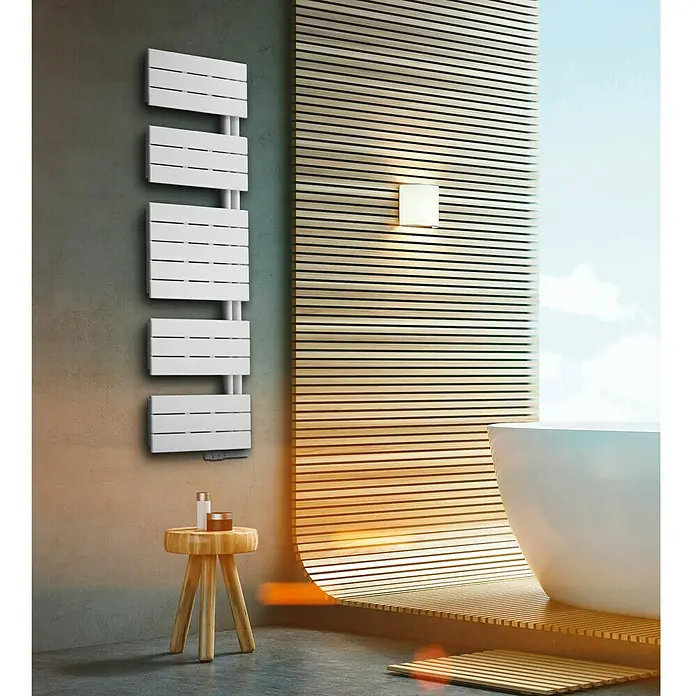 Camargue Designheizkörper Atakama - 60 x 156 cm, 910 W, Weiß