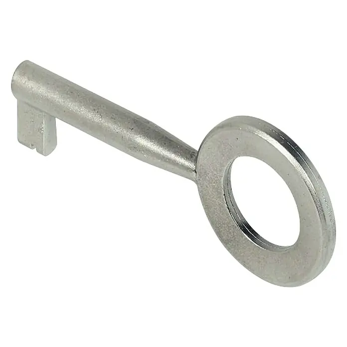 Stabilit Ukrasni ključ - Dužina ravnog dijela: 30 mm, Poniklano - Pogled sprijeda