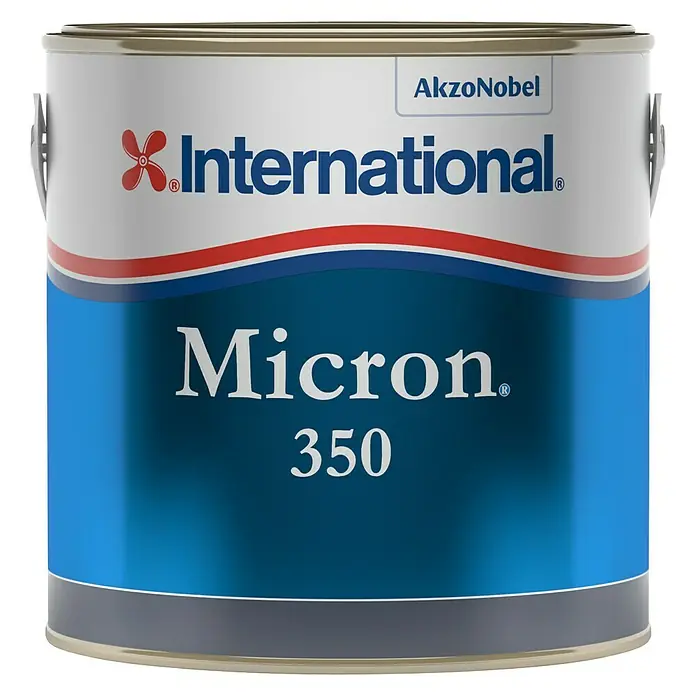 International Selbstpolierendes Antifouling Micron 350 - Rot, 2,5 l - Vorderansicht
