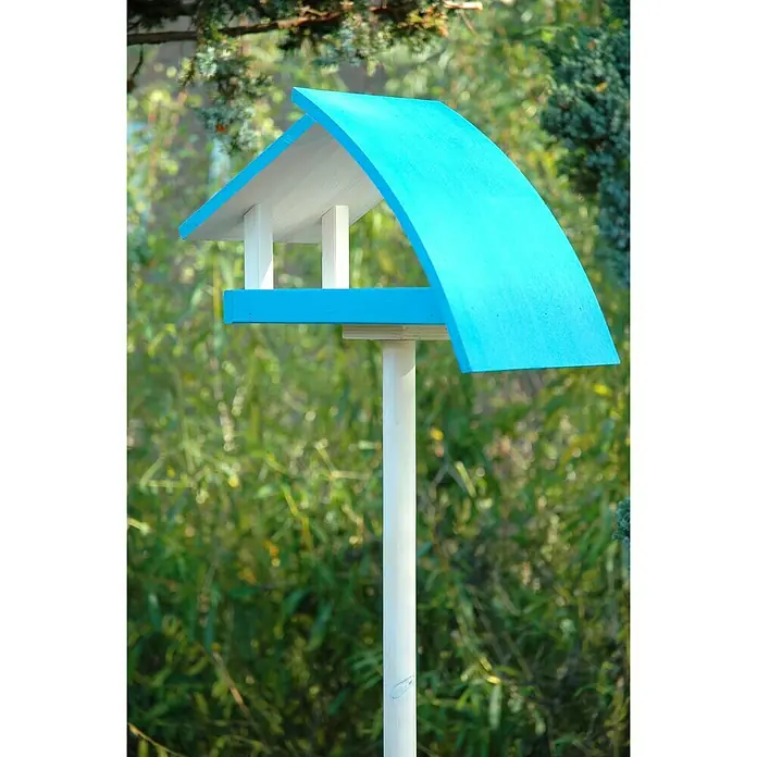 Luxus Vogelhaus Vogelhaus New Wave - 39 x 18 x 183 cm, Blau - Stimmungsaufnahme