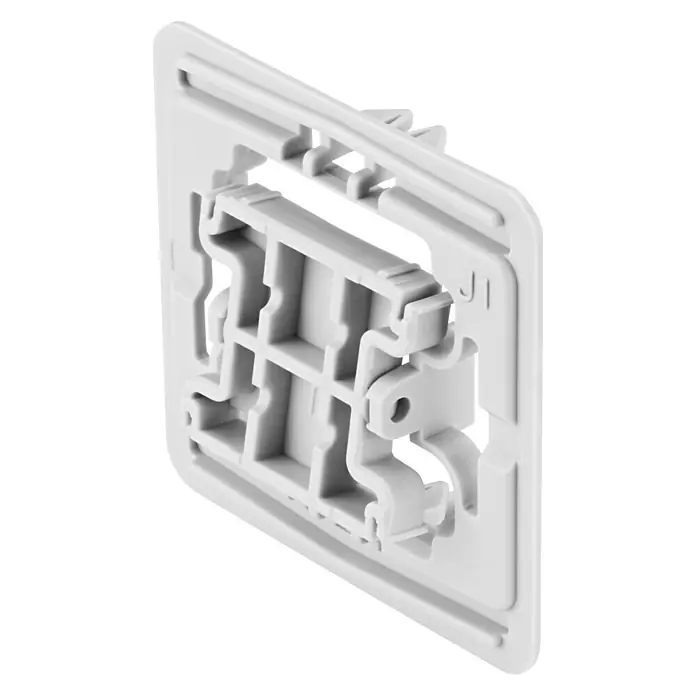 Bosch Smart Home Adapter-Set für Jung J1 - 3 Stk., Kunststoff, Unterputz - Rechte Seitenansicht