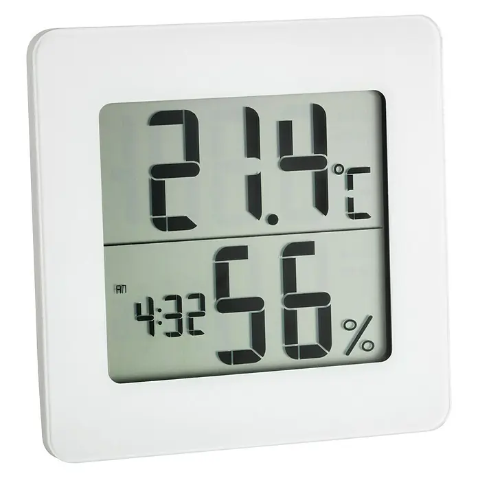 TFA Dostmann Termo-higrometar - Digital, Širina: 9,4 cm - Pogled sprijeda