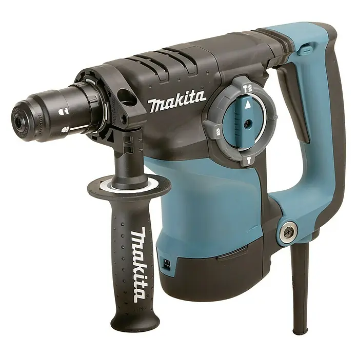 Makita Kombihammer HR2811FT - 800 W, Einzelschlagstärke: 2,8 J, Leerlaufdrehzahl: 0 U/min - 4.100 U/min - Vorderansicht
