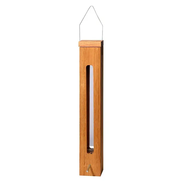 Dobar Futtersäule - 7 x 7 x 47 cm, Eiche - Vorderansicht