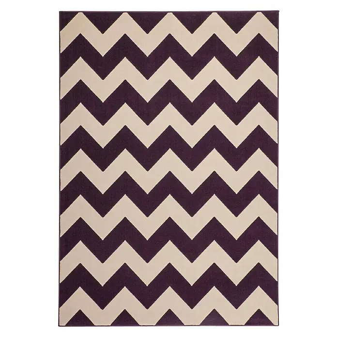 Kayoom Teppich Maroc 2085 - Lila, L x B: 230 x 160 cm, 100 % Polyester - Vorderansicht