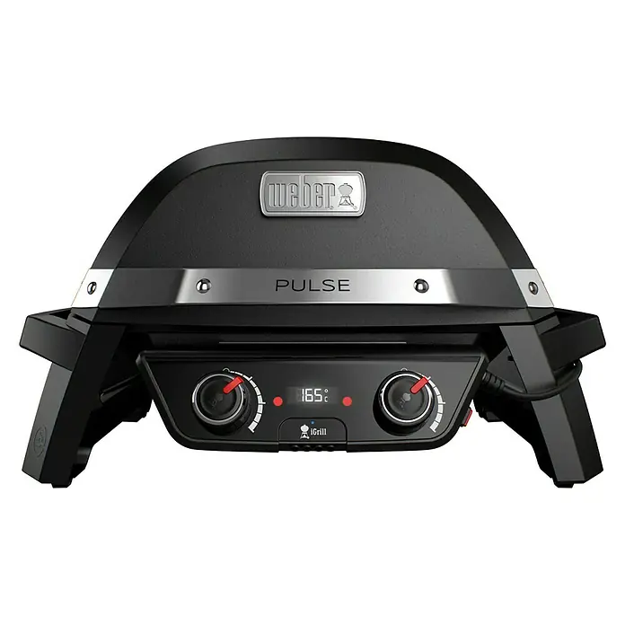 Weber Smartgrill Pulse 2000 - 2.200 W, Hauptgrillfläche: 49 x 39 cm - Vorderansicht
