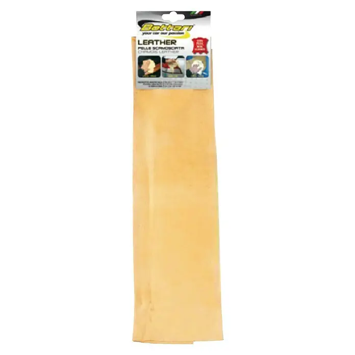 Paño de cuero para automóvil natural 100% - L x An: 37 x 50 cm, Piel