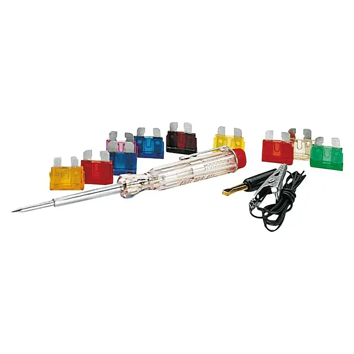 Fusible de clavija plana Mini con tester - 10 pzs.