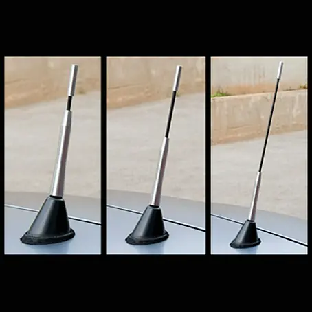Antena de aluminio regulable