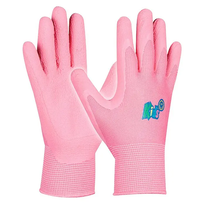 Gebol Guantes de trabajo infantiles Kids - Pink