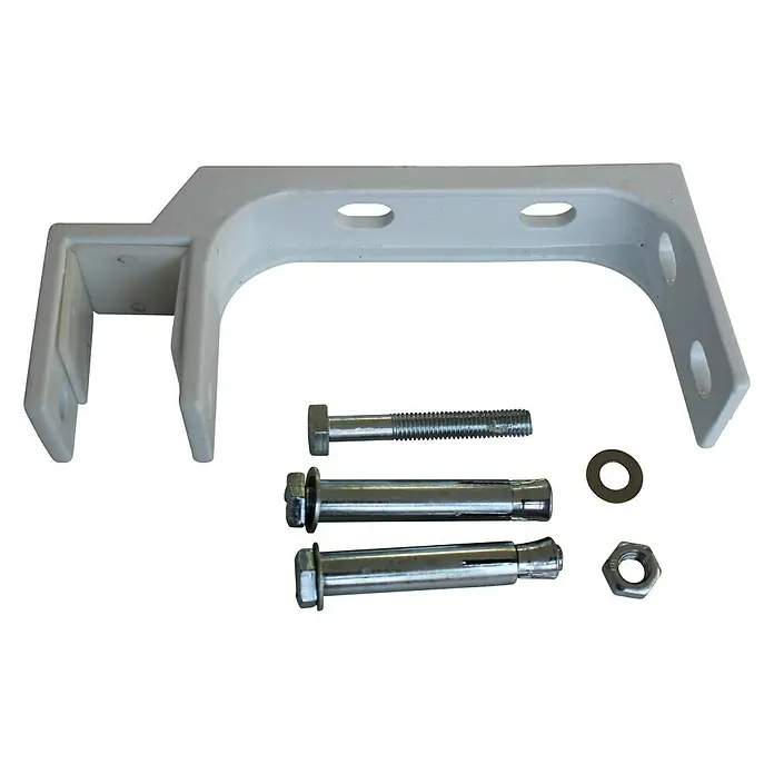 SmartSun Soporte de pared y techo para toldos - 24 x 10 x 6 cm, Blanco