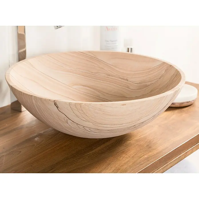 Cipì Lavabo redondo Sand Stone - Diámetro: 40 cm, Arena