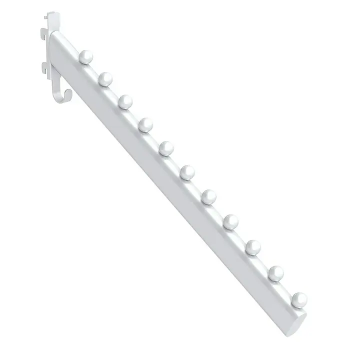 Lundbergs Kleiderstange - L x B x H: 308 x 15 x 202 mm, Weiß - Vorderansicht