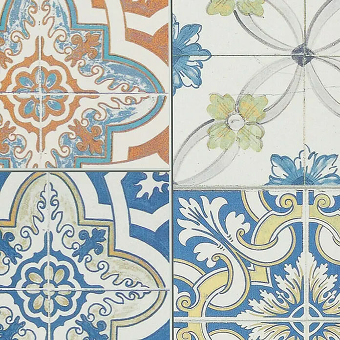 Laminat Portogallo Blu - 1.286 x 160 x 8 mm, Fliesenoptik - Detailaufnahme