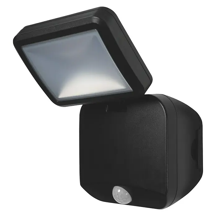 Ledvance Sensor-LED-Außenwandstrahler Single - 4 W, Schwarz, Bewegungsmelder, 1-flammig