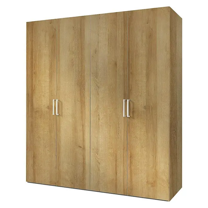 Express Möbel Drehtürschrank Brooklyn - L x B x H: 58 x 200 x 216 cm, Riviera Eiche, Ohne Spiegel - Rechte Seitenansicht