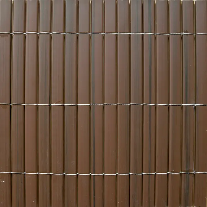 Windhager Sichtschutzmatte - Walnuss, L x H: 3 x 0,9 m, PVC