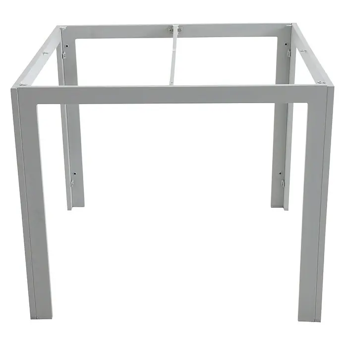 Sunfun Hannah Gartentisch - L x B: 90 x 90 cm, Glas, Grau