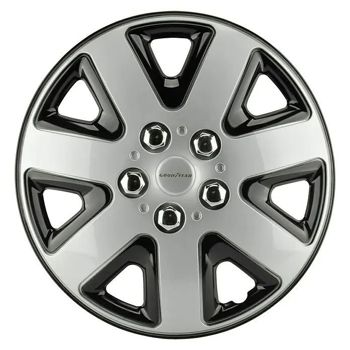 Goodyear Radzierblenden-Set Flexo - 13 ", Silber, 4 Stk. - Vorderansicht