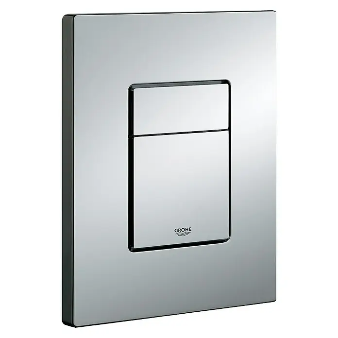 Grohe Betätigungsplatte Skate Cosmopolitan - Chrom, 2-Mengen-Spülung - Vorderansicht