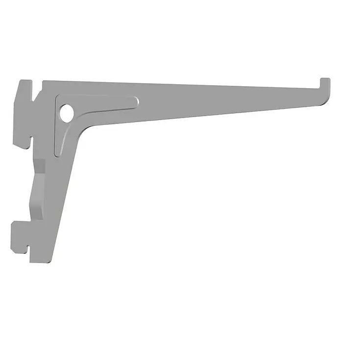 Element System Držač polica S 50 - Duljina: 15 cm, Bijelo-aluminij, Opteretivost: 60 kg