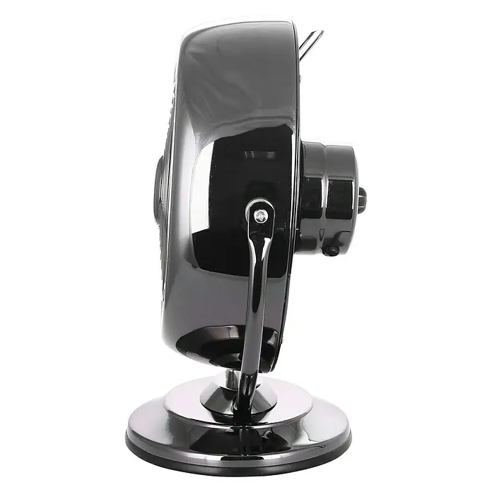 PR Klima Ventilador de sobremesa Retro negro - Negro, 20 cm, 20 W, 772,8 m³/h