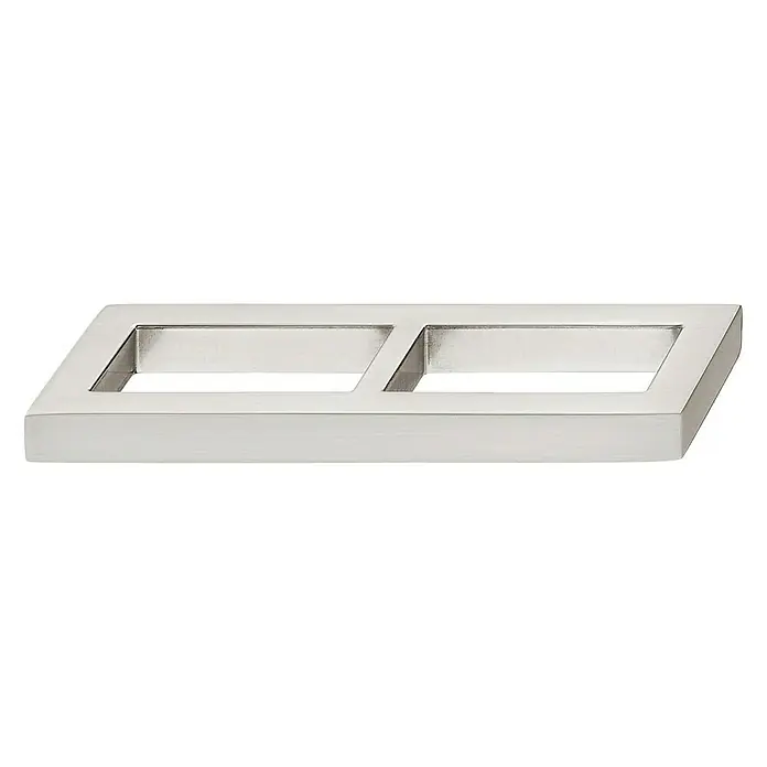Häfele Tirador para muebles - L x An x Al: 104 x 24 x 24 mm, Otros, Niquelado - Vista frontal