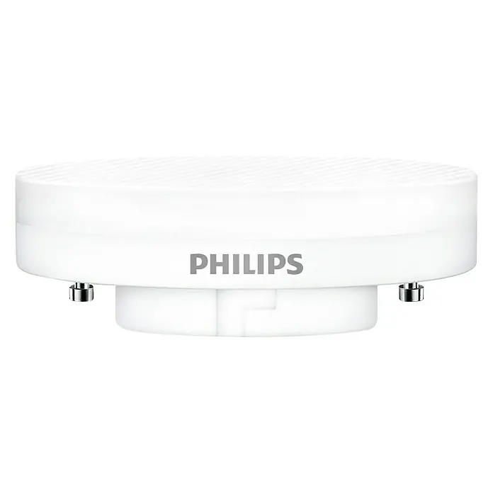 Philips Bombilla LED - 5,5 W, GX53 , Color de luz: Blanco cálido, Redonda