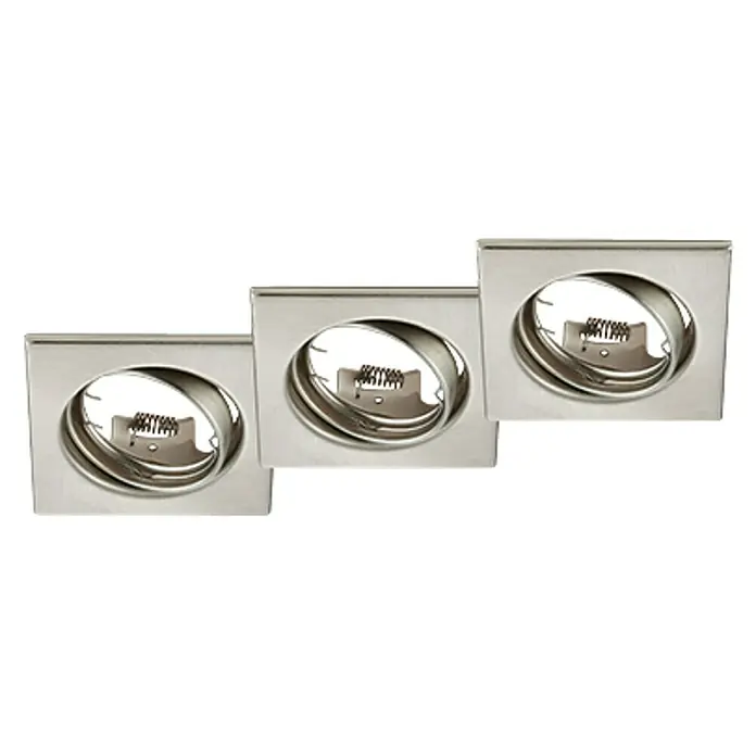 Trio Lighting Set de focos empotrables Jura - Níquel mate