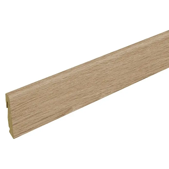 Profiles and more Sockelleiste FU147H Eiche Bremberg - 2,4 m x 18,5 mm x 38,5 mm, Gerade - Linke Seitenansicht