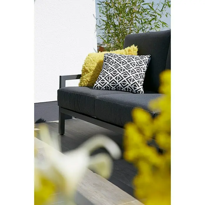 Sunfun Maja Loungemöbel-Set - 4 -tlg., Aluminium, Anthrazit