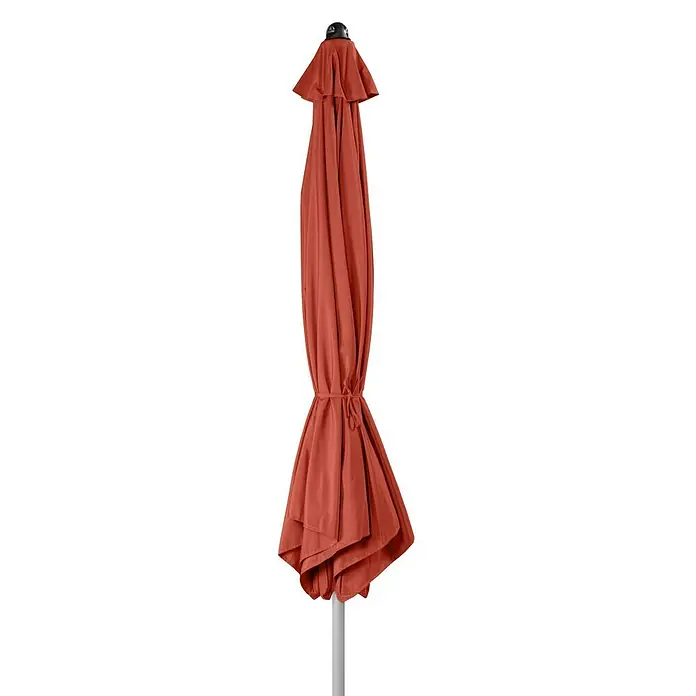 Doppler Active Kurbelschirm Auto Tilt - Terracotta, Durchmesser: 320 cm - Vorderansicht