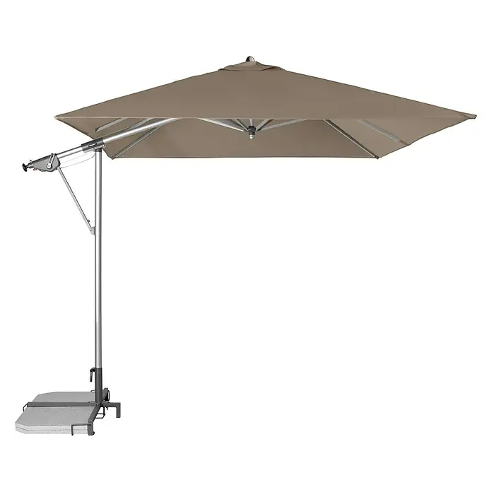 Doppler Sunline Pendelschirm - Greige, L x B: 298 x 225 cm - Vorderansicht