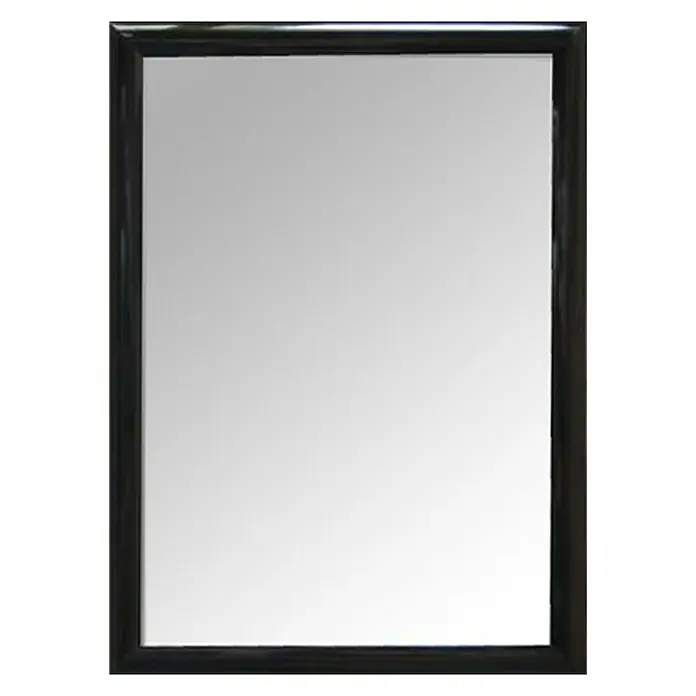 Spiegel Standard - 33 x 43 cm, Schwarz - Vorderansicht